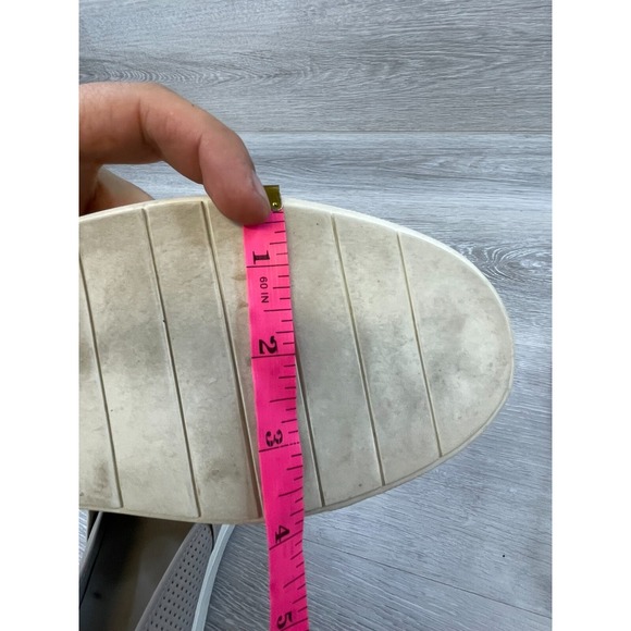 Vince‎ Blair Women's Sneaker Gray 9.5 Perforated Leather Slip-On Casual Shoes - Picture 11 of 11